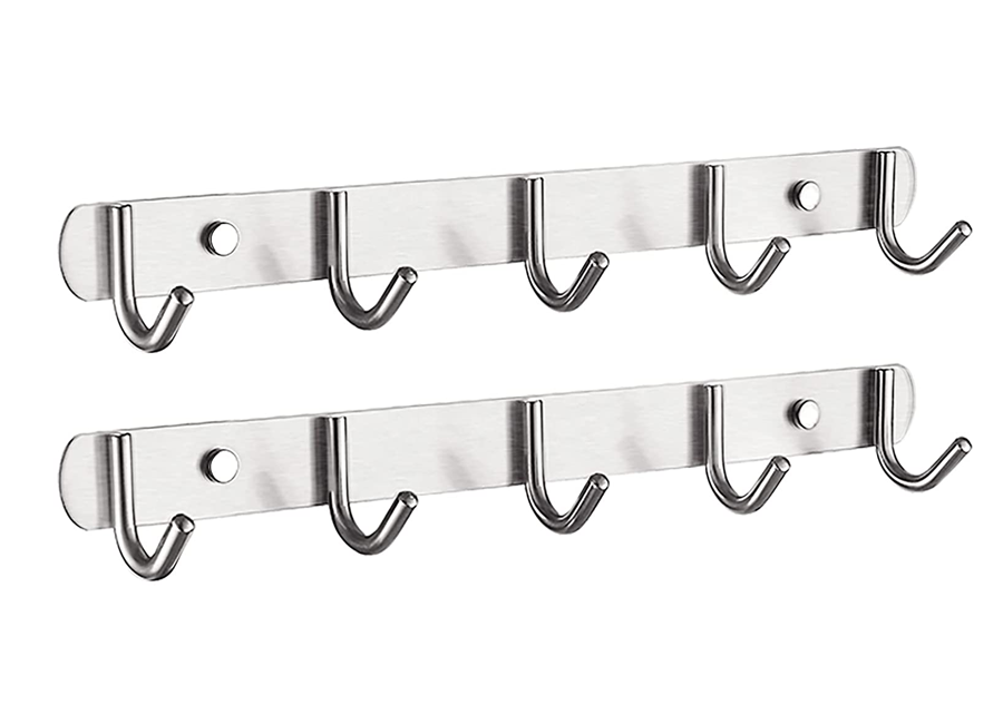 Wall Mounted Hook Rack(2 Pack) - 36 cm