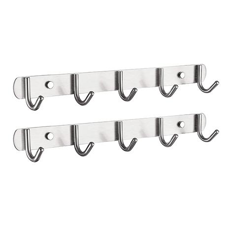 Wall Mounted Hook Rack(2 Pack) - 44 cm