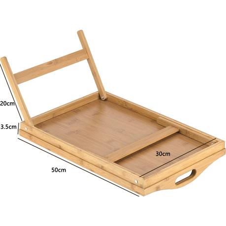 Bestby - Bamboo Foldable Bed Tray or Table