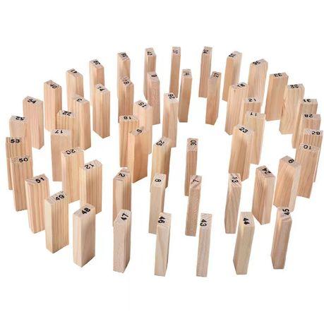 Wooden Tower Stacking Game (54 Pieces) - Set of 2