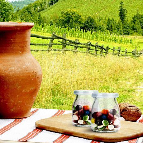 Bestby - 120ml Glass Jars With Lids for Jam Yogurt Honey Pudding (12 Pack)