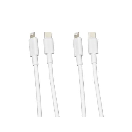 TRUKE 30W Super Flash Charging Data Cable (TypeC to Lightning)- 2 Pack