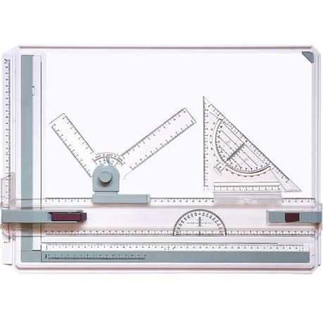 Metric A3 Drawing Board Set with Rules and Protractor