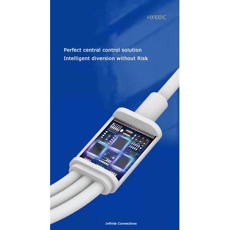 TRUKE 3 in 1 Fast Charging Data Cable (2 Pack) - 1.2 Meter - Image 3