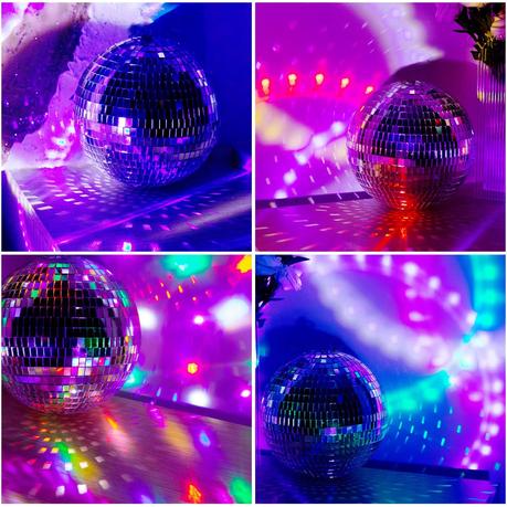 Bestby - 4 Piece Mirror Ball for Disco, Wedding or Party - 9 cm - Image 4