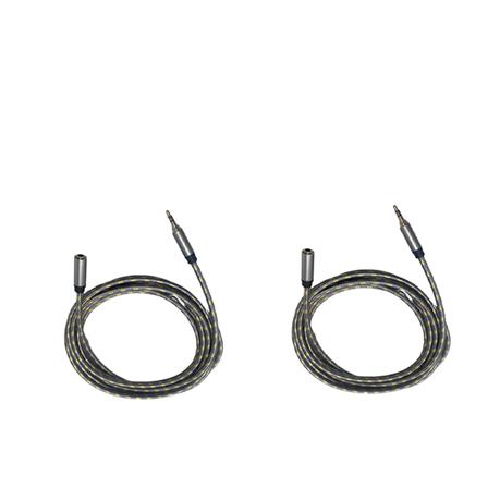 3.5mm Male-to-Female AUX Audio Cable(3 Meter) - 2 Pack