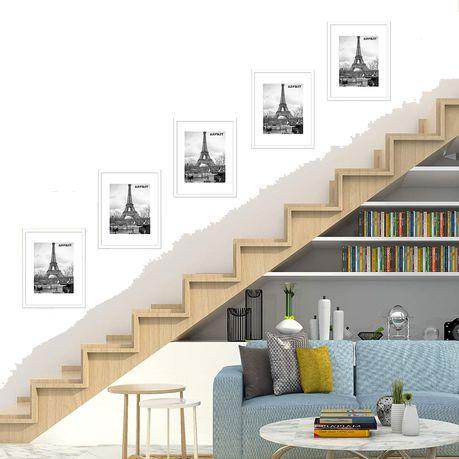 ARFAST - 11"x14" Picture Frame with Mat and Spring Clips(Set of 5) - Black - Image 10