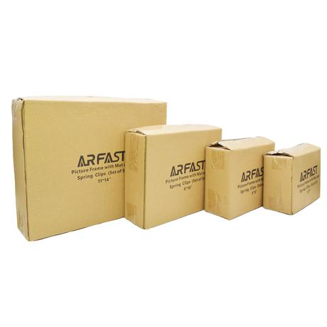 ARFAST - 11"x14" Picture Frame with Mat and Spring Clips(Set of 5) - Black - Image 6