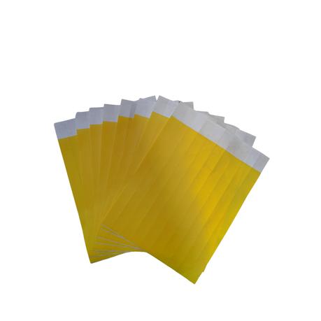 Bestby - Printable Tyvek Paper Ticket Wristband for Event/Party (1000PCS) - Yellow