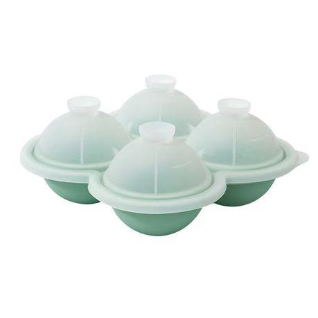 Bestby - 4 Ice Balls Maker Mold with Funnel-shaped Lid