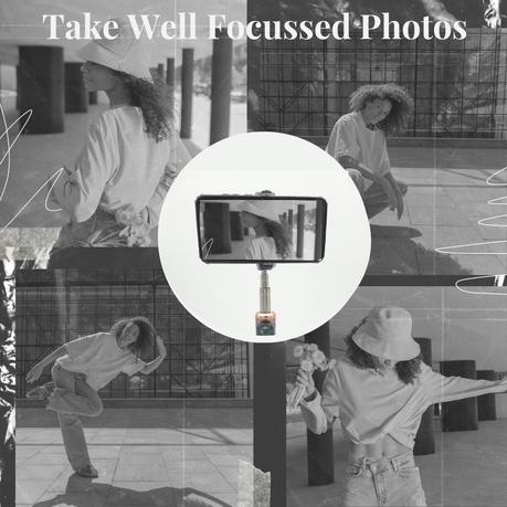 AICOM - All in One 1.7M Extendable Selfie Stick Phone Tripod with Remote - Image 5