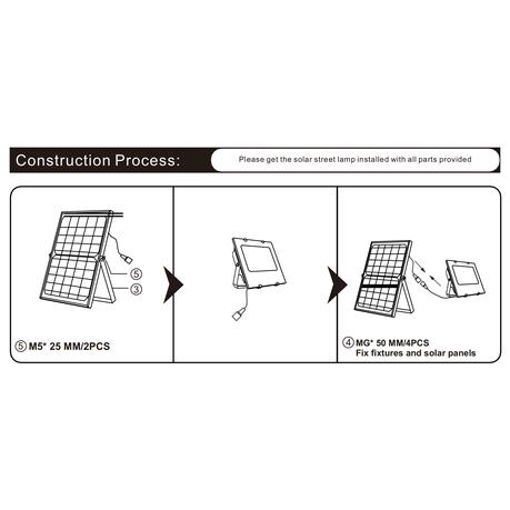 30W Solar Flood Light 3900LM Super Bright With 15 Hours Battery - Image 3
