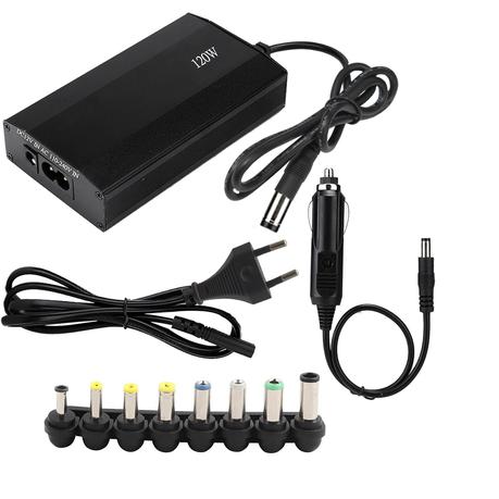 AICOM - 120W Multi-voltage Laptop Power Cable with 8 Universal Adapters