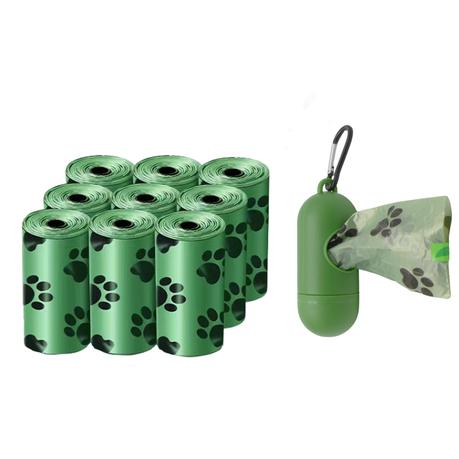 10 Rolls Biodegradable Pets Waste Bags With Dispenser