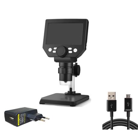 AICOM-1080P 1000X LCD Digital Microscope With PC View Supporting