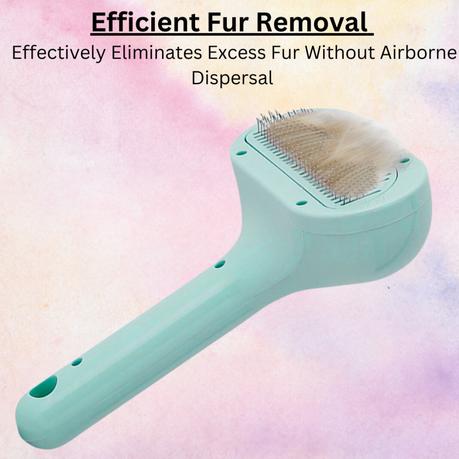 AICOM - Rechargeable Pet Spray Comb with Fur Removal Function - Purple - Image 3