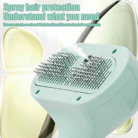 AICOM - Rechargeable Pet Spray Comb with Fur Removal Function - Purple - Image 4