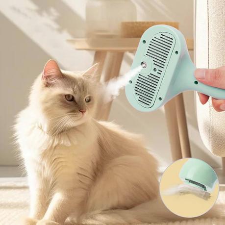 AICOM - Rechargeable Pet Spray Comb with Fur Removal Function - Purple - Image 5