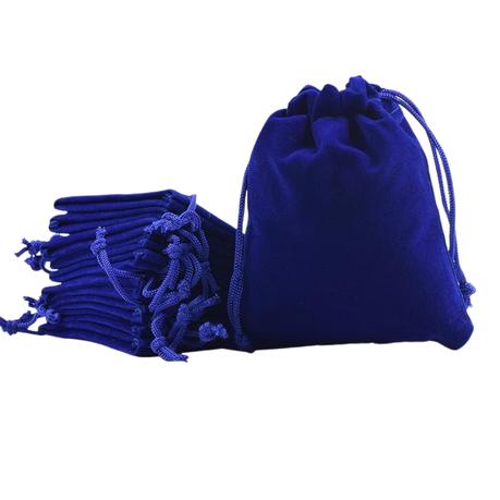 Bestby - 50pcs Velvet Drawstring Bags for Jewellery/Gifts - Red - S - Image 6