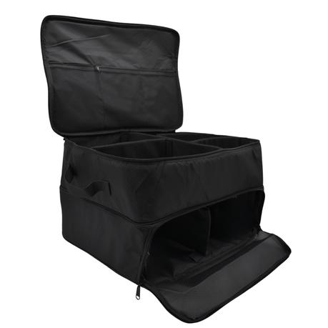 Arfast-2 Layers Golf Trunk Organizer Sports Bag with 2 Shoe Compartments