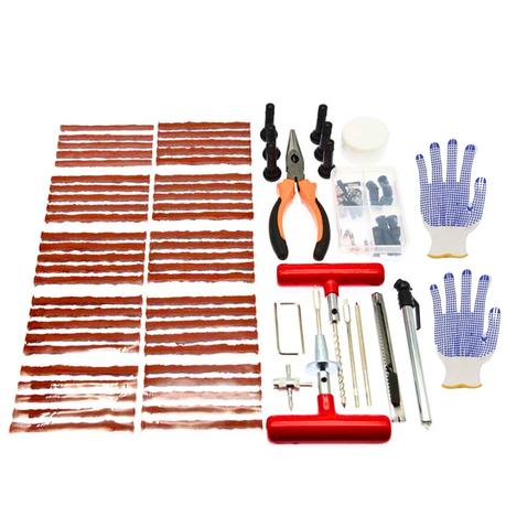 Arfast - 98 Pieces Car Tire Repair Kit for Emergency Flat Tire Fixing