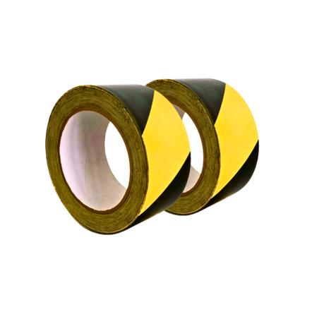 Bestby - 33m x 4.8cm Floor Marking Tape (2 Pack) - Black & Yellow