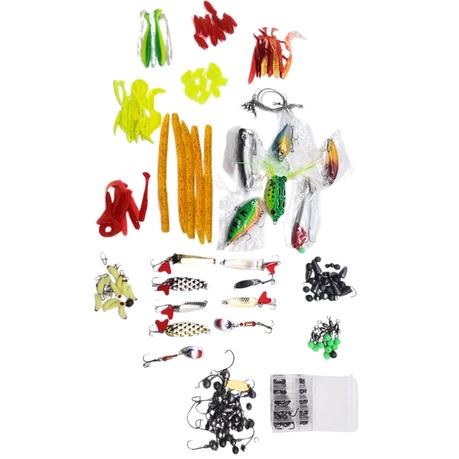 ARFAST - 302 Piece Fishing Lures Baits with Double-Layer Tackle Box