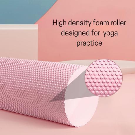 ARFAST - High-Density EVA Foam Roller for Yoga Fitness & Muscle Massage - Pink - Image 13