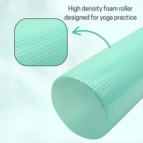 ARFAST - High-Density EVA Foam Roller for Yoga Fitness & Muscle Massage - Green - Image 3
