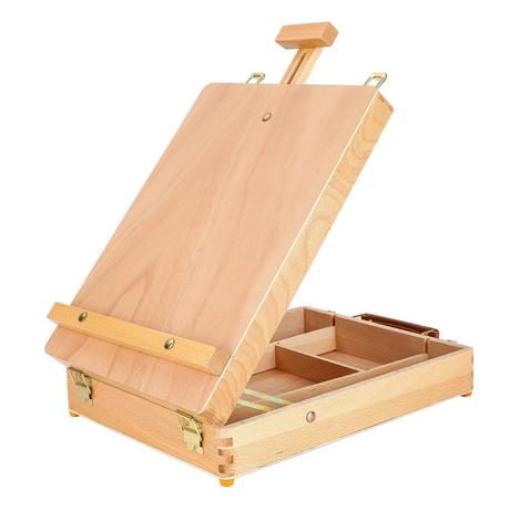 Arfast - TableTop Beechwood Adjustable Sketch Easel with Storage Box
