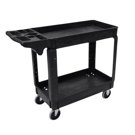 Bestby - 2 Tier Heavy Duty Utility Cart for Workshop/ Warehouse/Factory - 118.5 cm