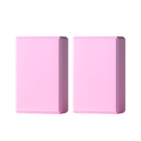 Arfast - High-Density EVA Foam Yoga Bricks for Gym Fitness - Set Of 2 - Purple