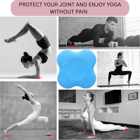 Arfast - 2 Pack Thick Knee Pads Foam Cushions for Yoga/Pilates/Workout - Black - Image 12