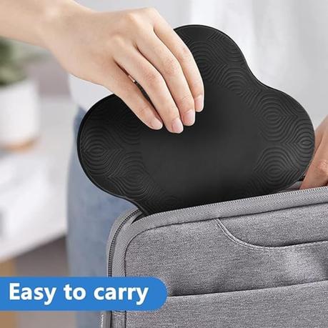 Arfast - 2 Pack Thick Knee Pads Foam Cushions for Yoga/Pilates/Workout - Black - Image 6