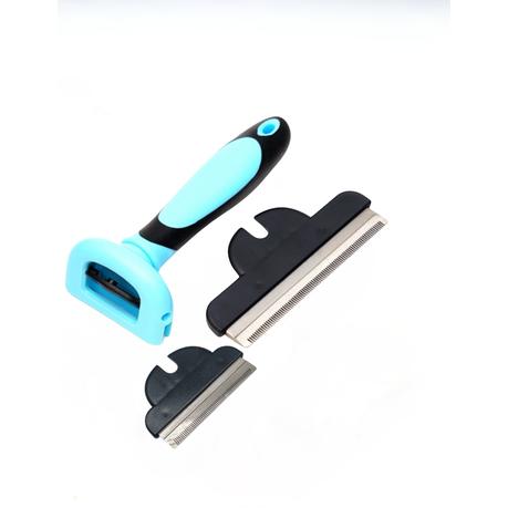 Bestby - Pet Detangling Fine-Tooth Comb with 2 Detachable Heads