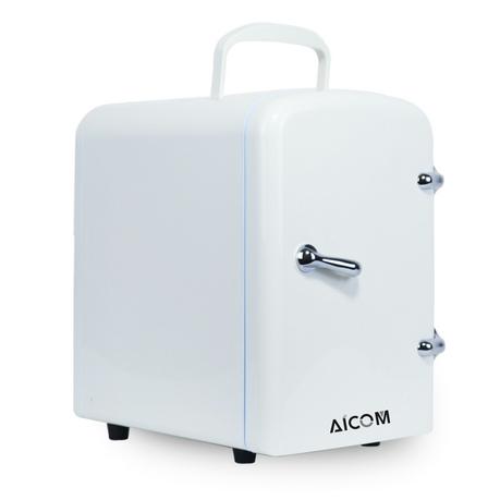 AICOM - 4L Portable Cooler/Warmer Box Mini Fridge for Car Camping Travel