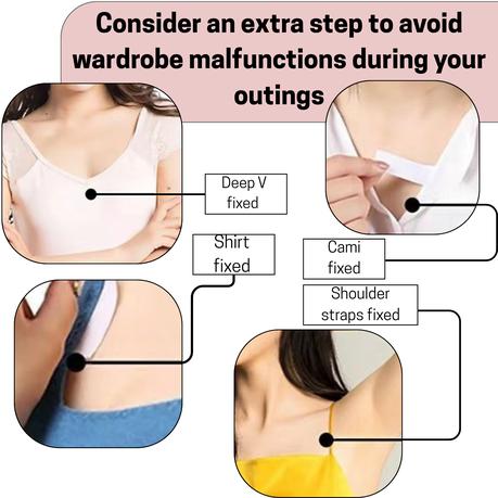 Bestby - 50 Pieces Double-Sided Tape Clothing Adhesive Strips - Image 5