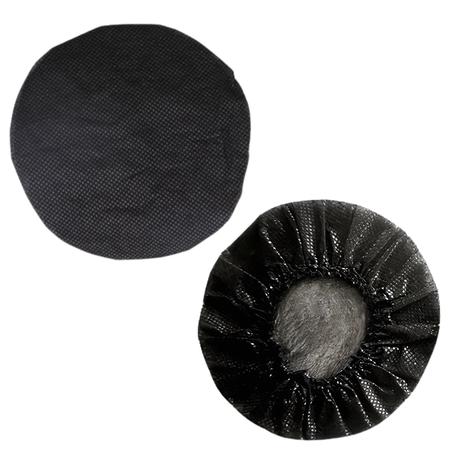 AICOM - Non-Woven Internet Café Disposable Headphone Covers 100packs - Black