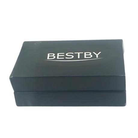 Bestby 10 Slots Stainless Steel RFID Blocking Credit Card Holder - Set of 2 - Black - Image 6