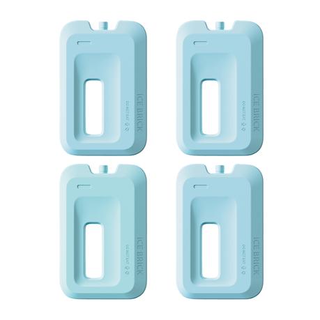 Arfast - 4PCS Reusable Refreezable Ice Packs - Cooler Sheets - Blue