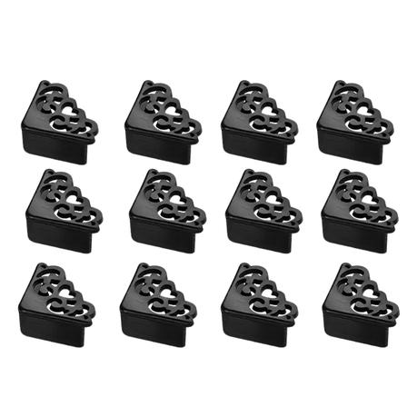 Bestby - 12pcs Decorative Table Corner Safety Protectors Edge Guards - Black