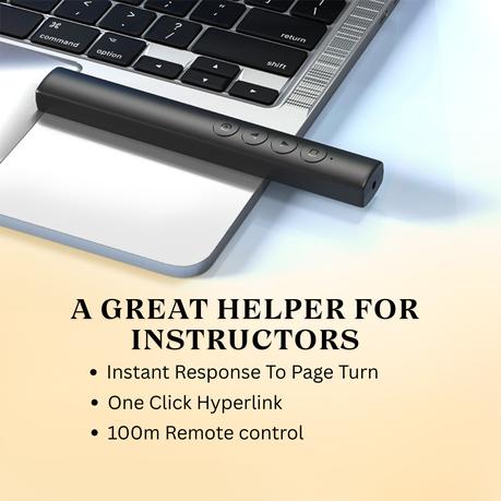 AICOM - Wireless Presentation Clicker Red Laser Pointer - Image 5