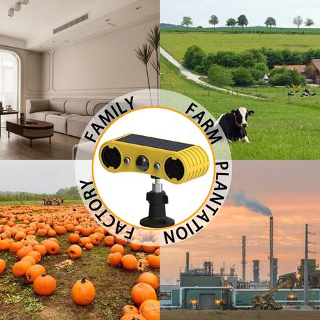 AICOM-Outdoor Motion Detector Alarm with Flash & 13 Realistic Sounds - Image 7