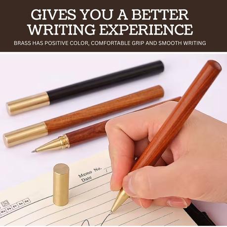 Bestby - 3Pcs Luxury Wooden Ballpoint/Knife Pen Set & 3 Refill Cartridges - Image 4