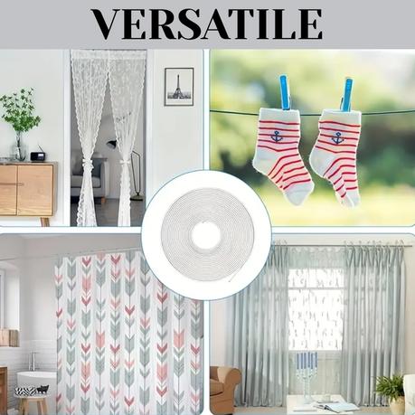 Bestby -Heavy Duty 2m PVC Coated Steel Wire For Home/Office(3pcs) - Image 3