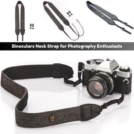 AICOM 2-Piece Vintage Cotton Shoulder Straps for DSLR Cameras - Image 3