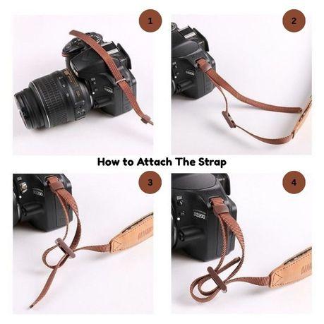AICOM 2-Piece Vintage Cotton Shoulder Straps for DSLR Cameras - Image 5