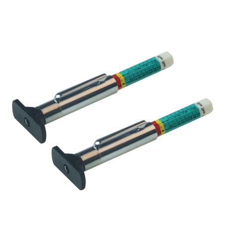 Arfast - 2 Piece Manual Tire Tread Depth Gauge - Precision Measurement Tool