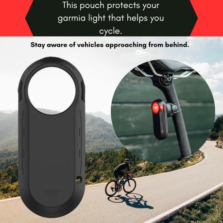 AICOM - Bicycle Taillight Protective Cover for Garmin Varia RTL515 - Grey - Image 6