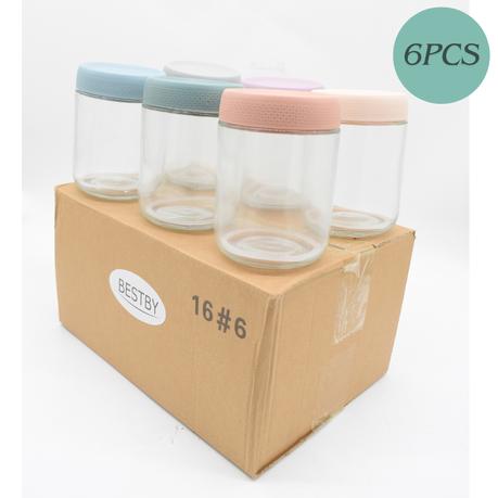 Bestby-Premium Airtight Stackable Leak-Proof Glass Storage Jars (6Pack) - Image 8